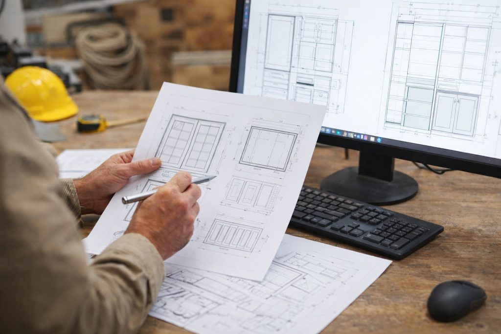 The role of CAD drawings in bespoke joinery projects Stafford Joinery